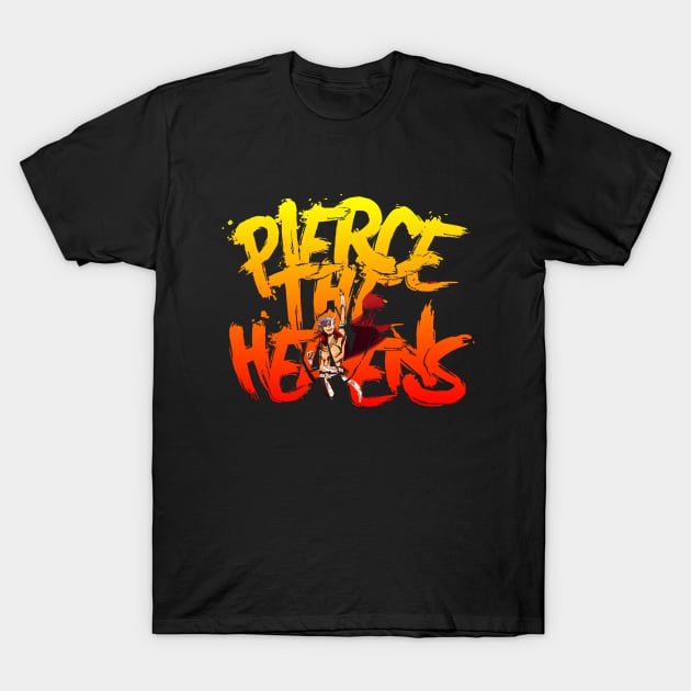 PIERCE THE HEAVENS T-Shirt by idkartist